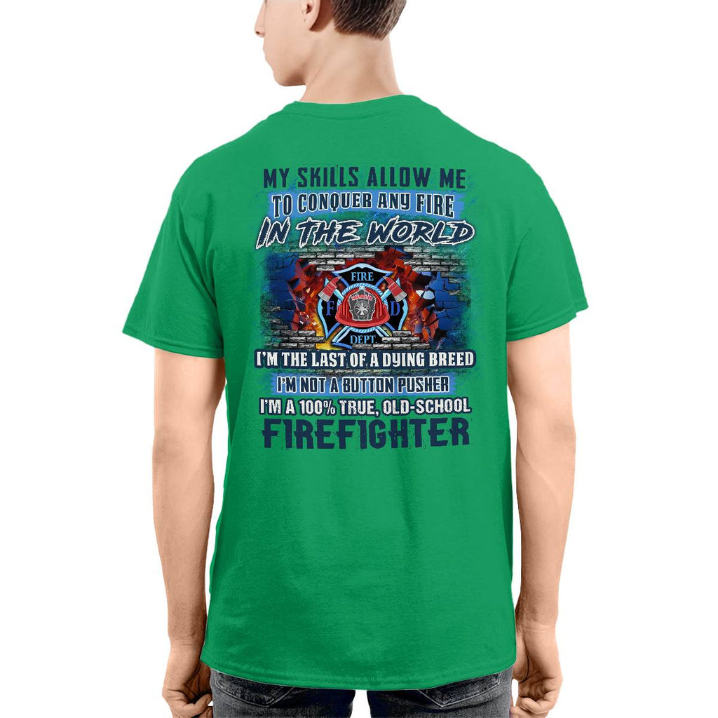 Awesome Firefighter-T-shirt - grunx260804-0154