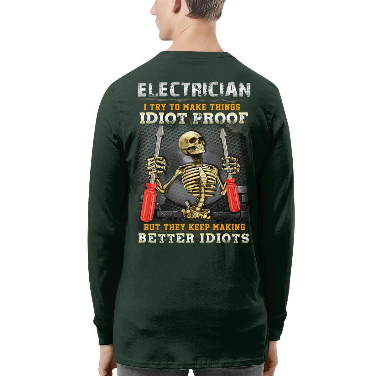 Awesome Electrician-Hoodie - grunx260804-0041