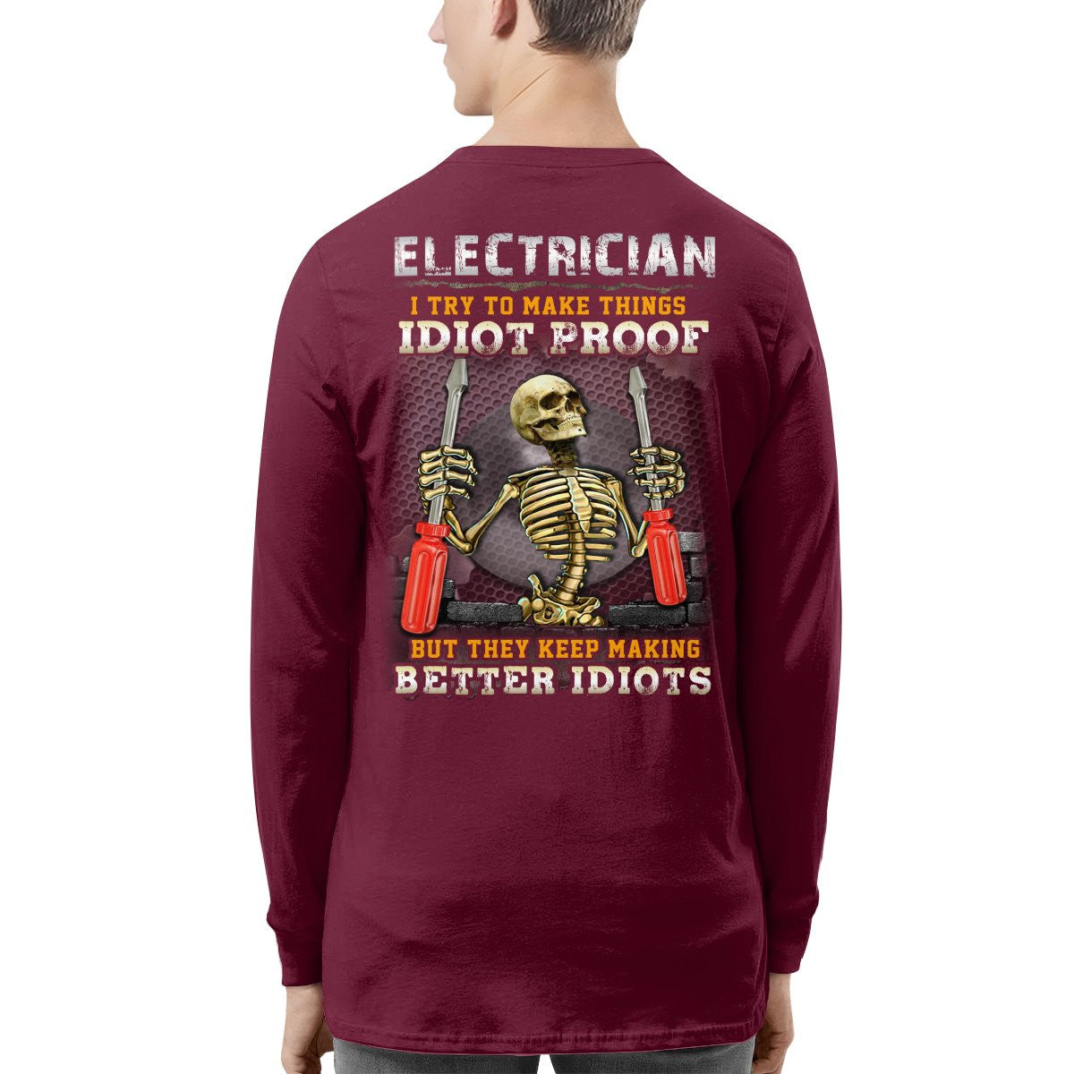 Awesome Electrician-Hoodie - grunx260804-0041