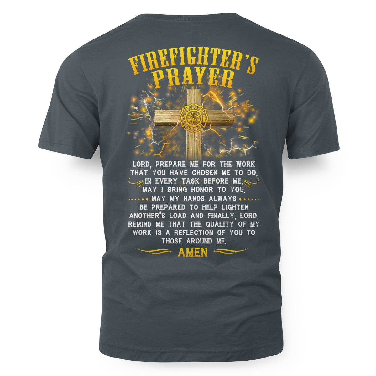 Awesome Firefighter's Prayer-T-shirt - grunx260804-0144
