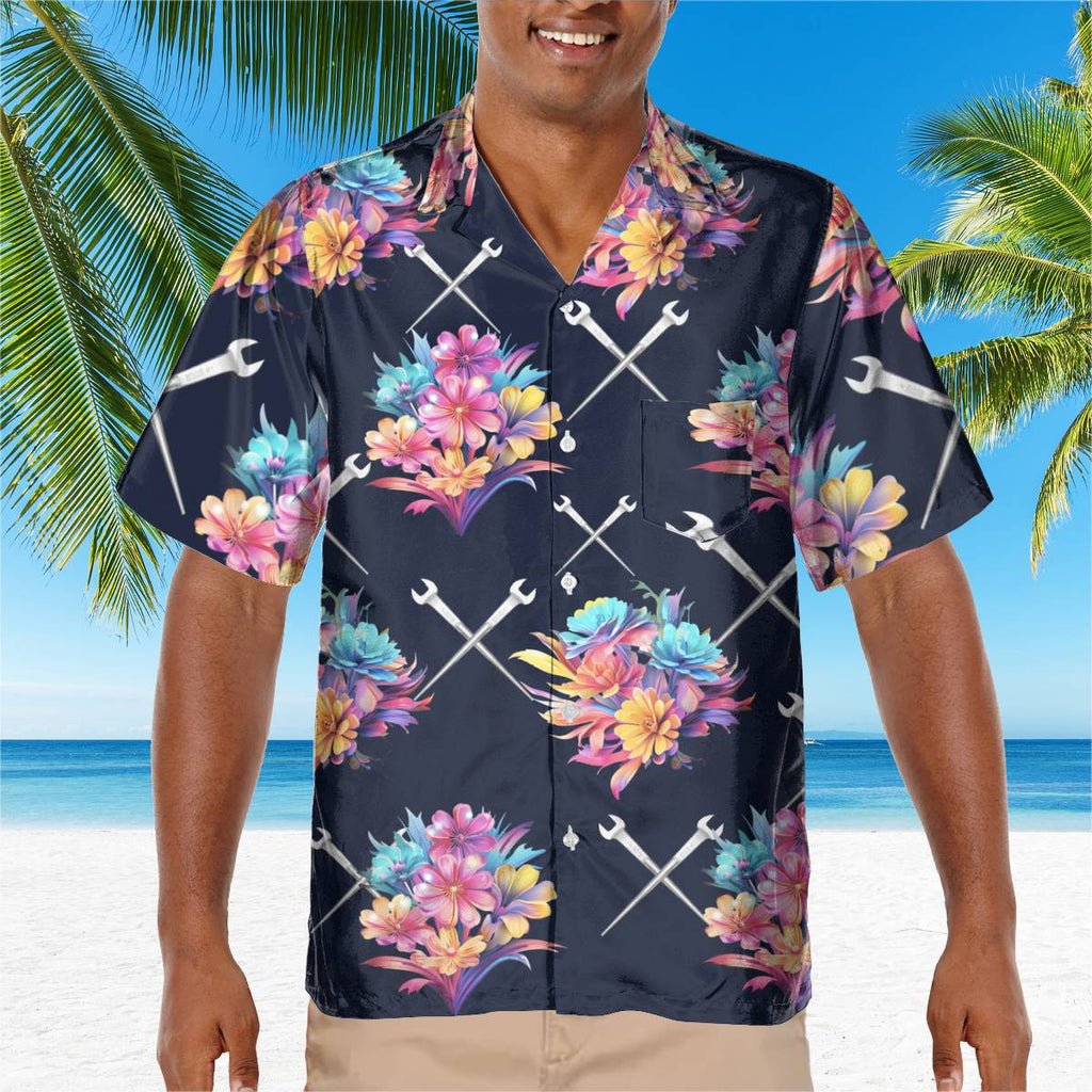 Awesome Ironworker- AOP Pocket Hawaiian Shirt - grunx260804-0269