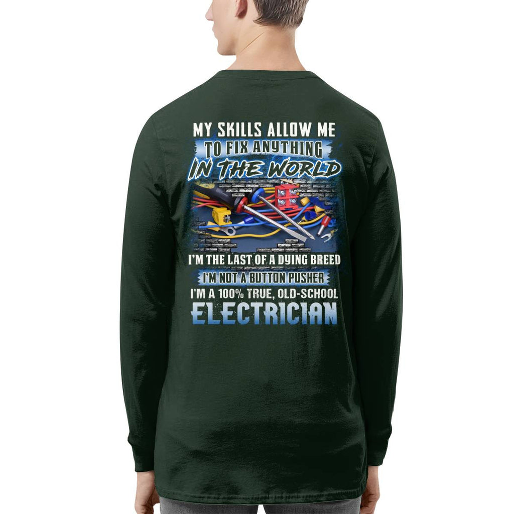 Awesome Electrician-T-shirt - grunx260804-0075