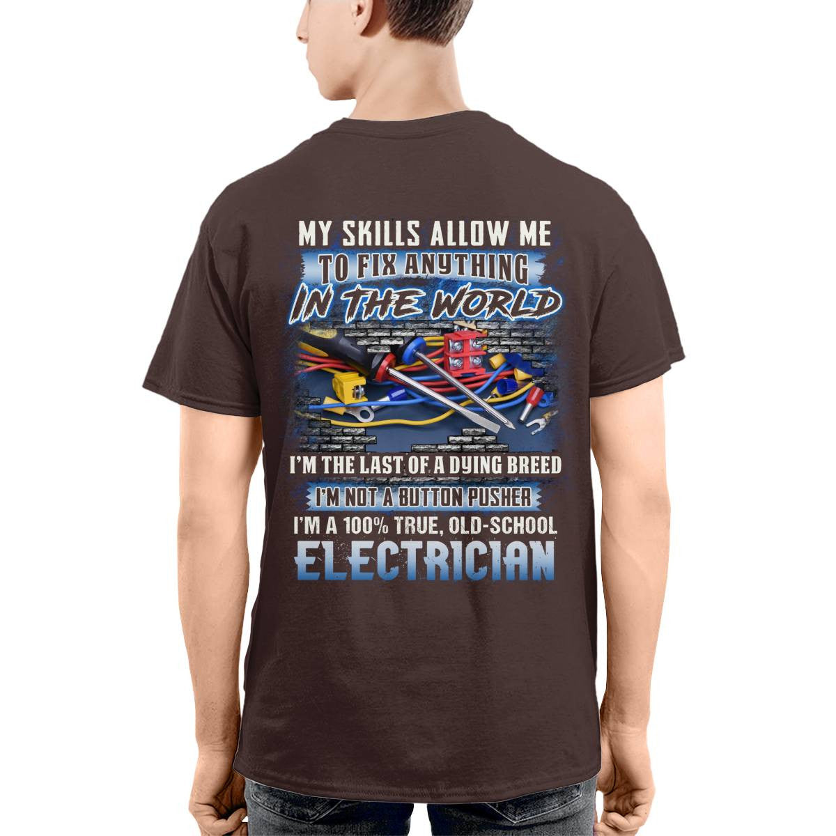 Awesome Electrician-T-shirt - grunx260804-0075