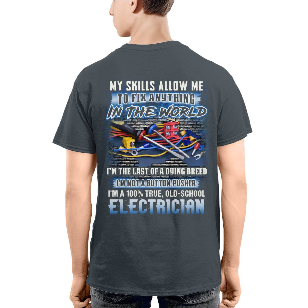 Awesome Electrician-T-shirt - grunx260804-0075