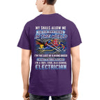 Awesome Electrician-T-shirt - grunx260804-0075