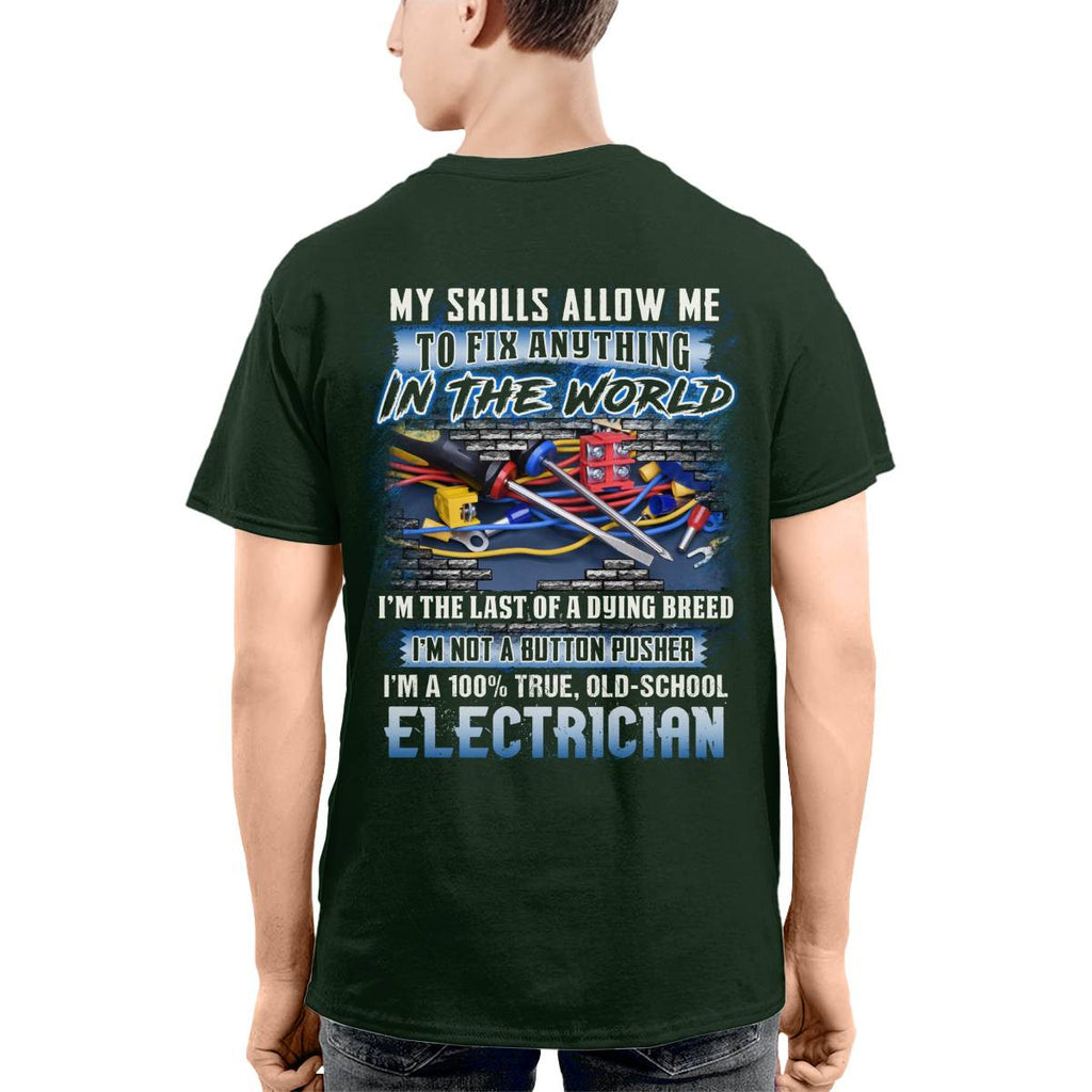 Awesome Electrician-T-shirt - grunx260804-0075