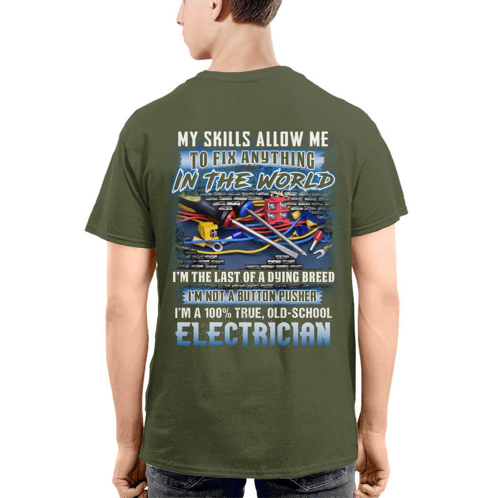 Awesome Electrician-T-shirt - grunx260804-0075
