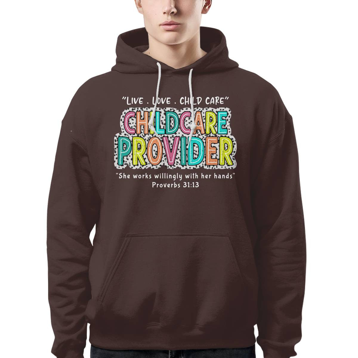 Awesome Childcare Provider-T-shirt-#F160724WILINY4FCHPRZ4