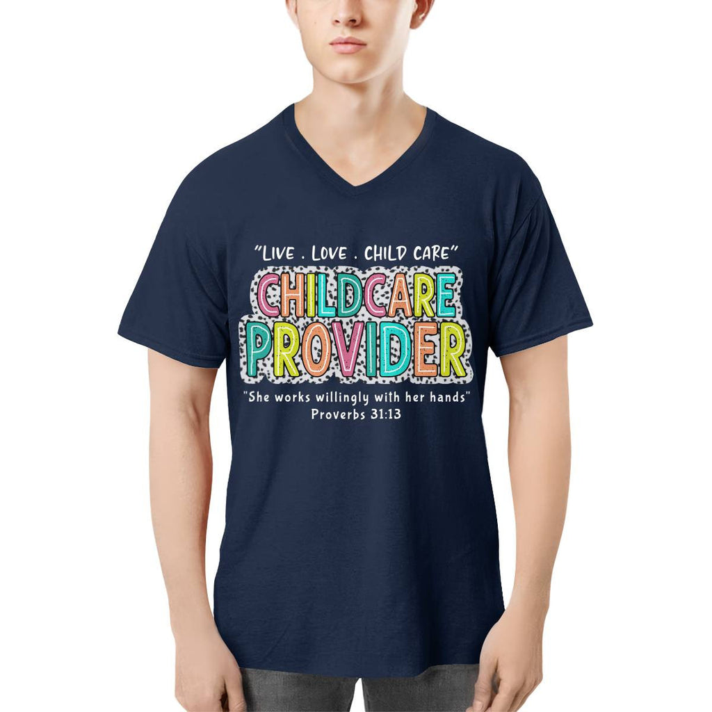 Awesome Childcare Provider-T-shirt-#F160724WILINY4FCHPRZ4