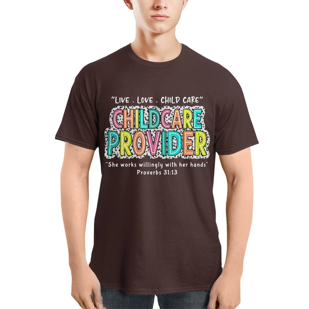 Awesome Childcare Provider-T-shirt-#F160724WILINY4FCHPRZ4
