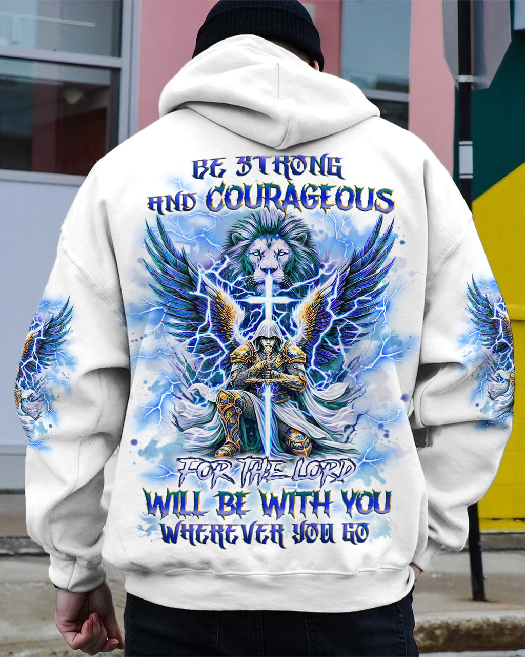 Be Strong And Courageous Men's All Over Print Shirt - Trunx305154