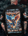 Be Strong And Courageous Men's All Over Print Shirt - Trunx466023