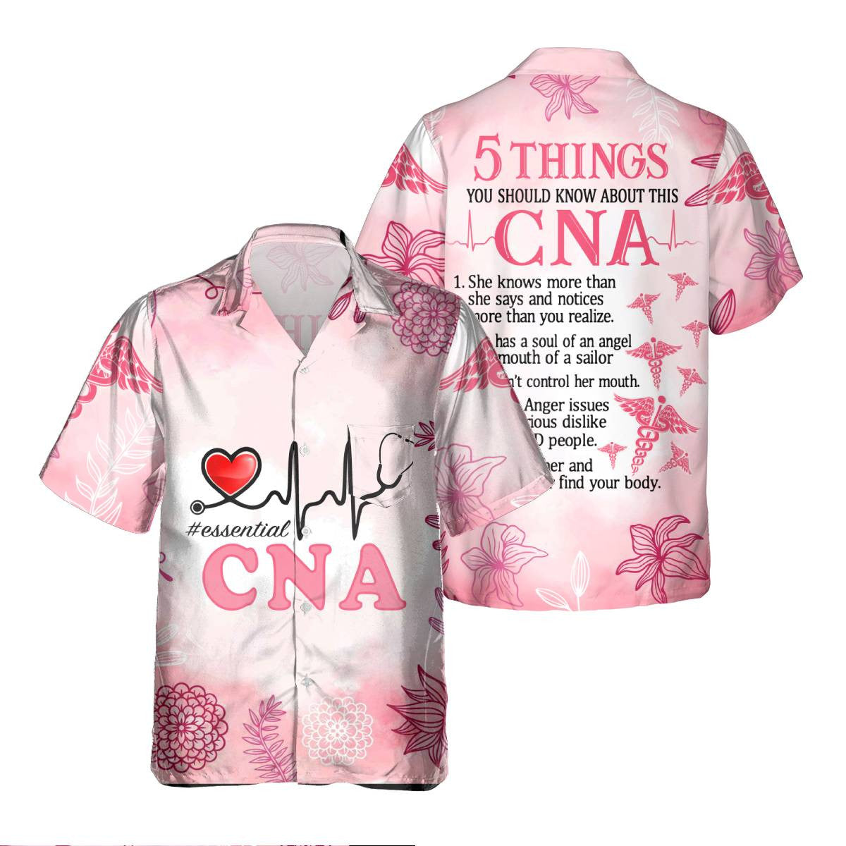 Awesome CNA- AOP Pocket Hawaiian Shirt-#F300824FIVTHIN14BCNAZ4