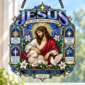 Jesus The Name Above Every Name Acrylic Suncatcher
