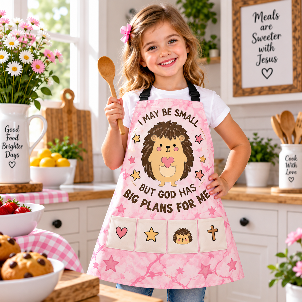 God Has Big Plans Kids Apron