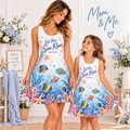 Let The Sea Roar Ocean Sleeveless Dress