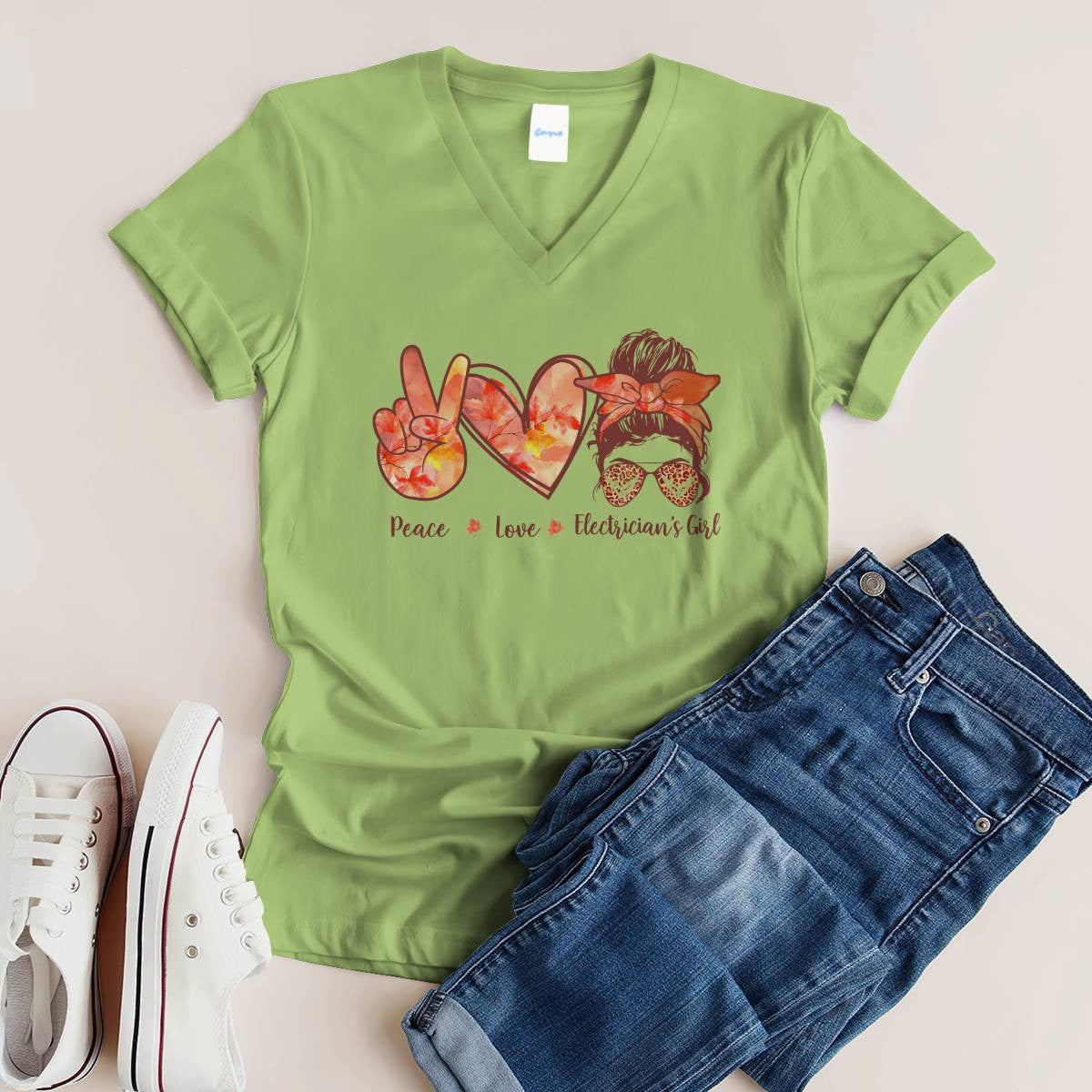 Awesome Electrician's Girl-Hoodie - grunx260804-0064