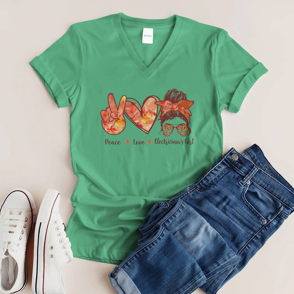 Awesome Electrician's Girl-Hoodie - grunx260804-0064