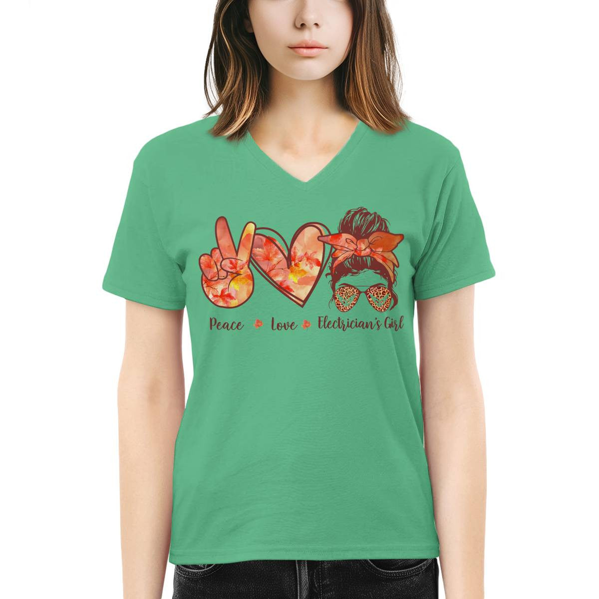 Awesome Electrician's Girl-Hoodie - grunx260804-0064