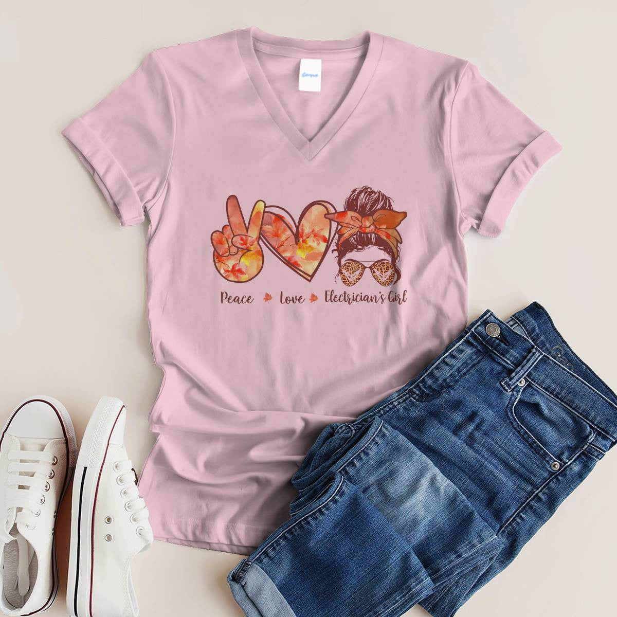 Awesome Electrician's Girl-Hoodie - grunx260804-0064