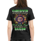 Awesome Caregiver a heart of an angel -Hoodie-#F121124SAINT1XCAREZ4