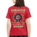 Awesome Caregiver a heart of an angel -Hoodie-#F121124SAINT1XCAREZ4