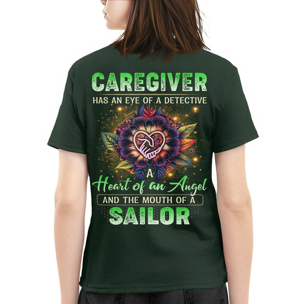 Awesome Caregiver a heart of an angel -Hoodie-#F121124SAINT1XCAREZ4