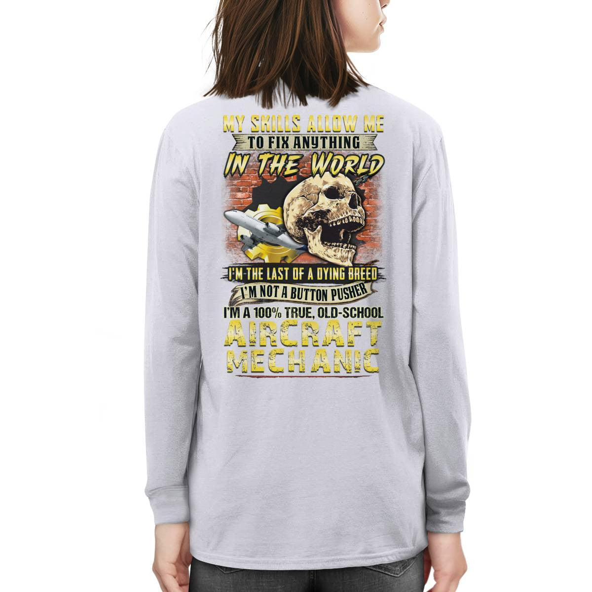 Awesome Aircraft Mechanic-T-shirt - grunx260804-0237