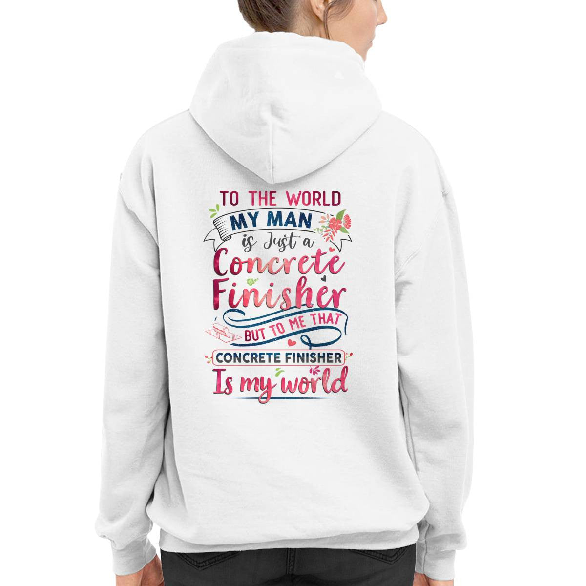 Awesome Concrete Finisher's Lady-Hoodie - grunx260804-0002