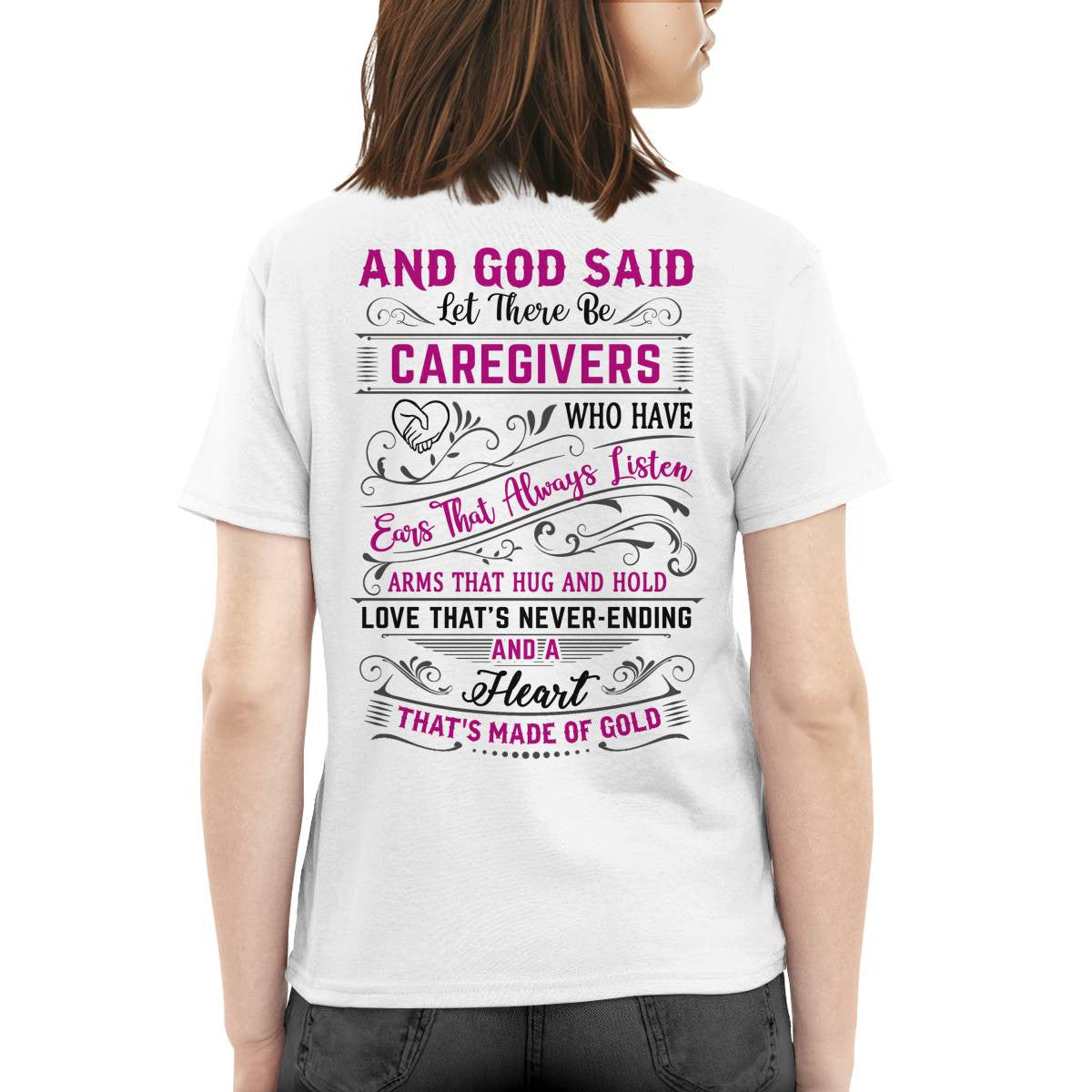 Awesome Caregiver-T-shirt-#F180724NEVEN6BCAREZ8