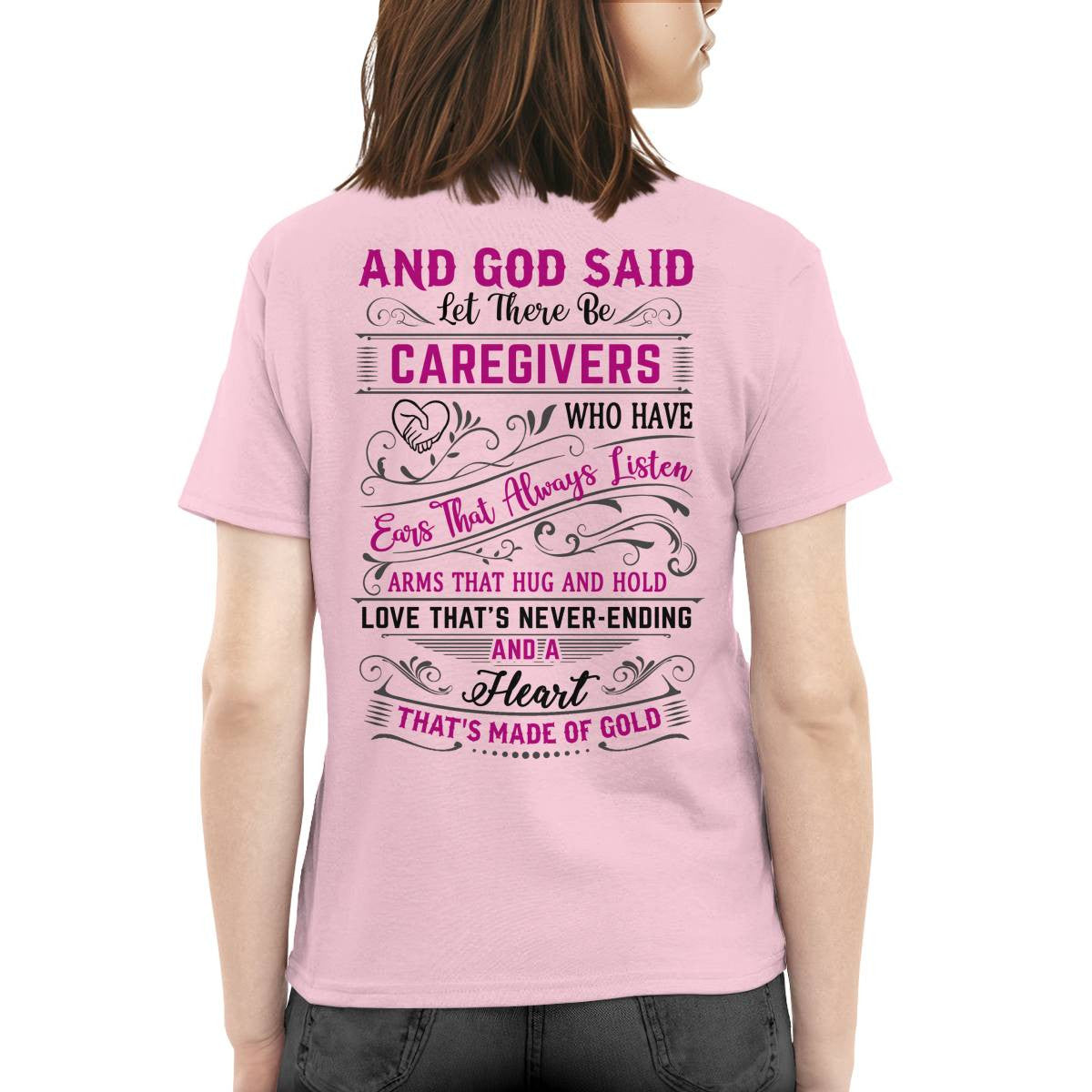 Awesome Caregiver-T-shirt-#F180724NEVEN6BCAREZ8