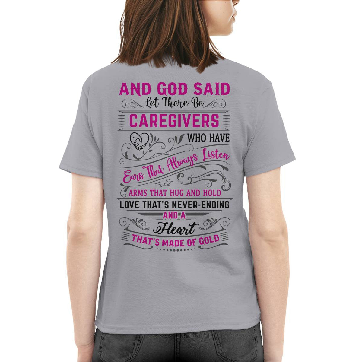 Awesome Caregiver-T-shirt-#F180724NEVEN6BCAREZ8