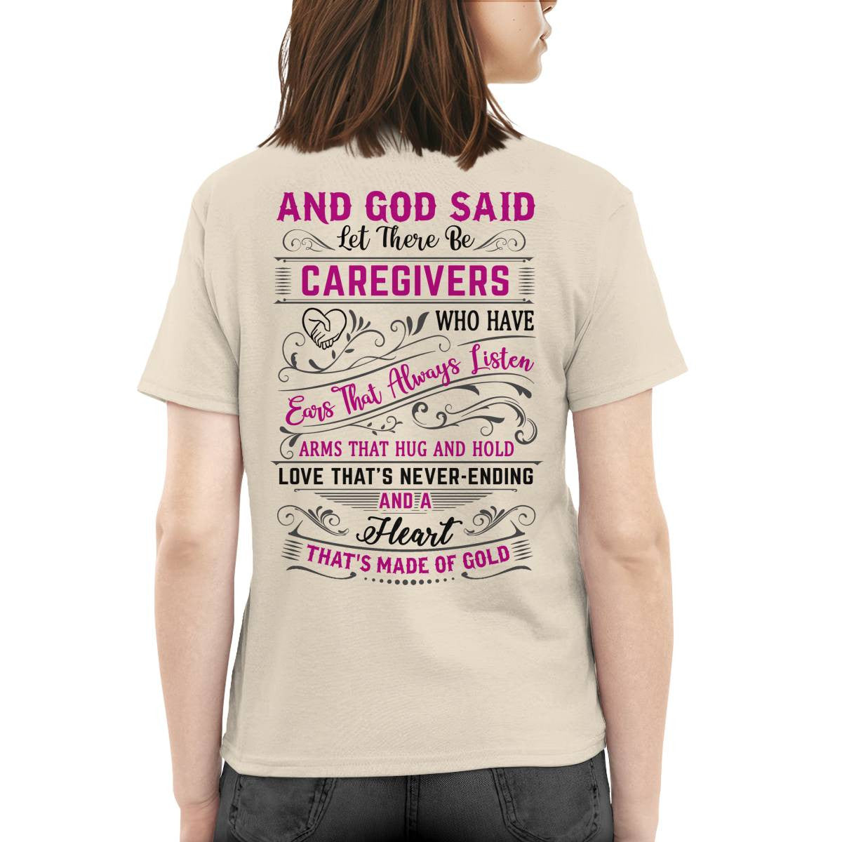 Awesome Caregiver-T-shirt-#F180724NEVEN6BCAREZ8