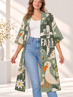 Walk by Faith Goose Women's Short-Sleeved Cape