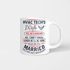 Awesome HVAC Tech's wife-T-shirt - grunx260804-0237