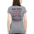 Awesome HVAC Tech's wife-T-shirt - grunx260804-0237