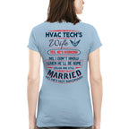 Awesome HVAC Tech's wife-T-shirt - grunx260804-0237