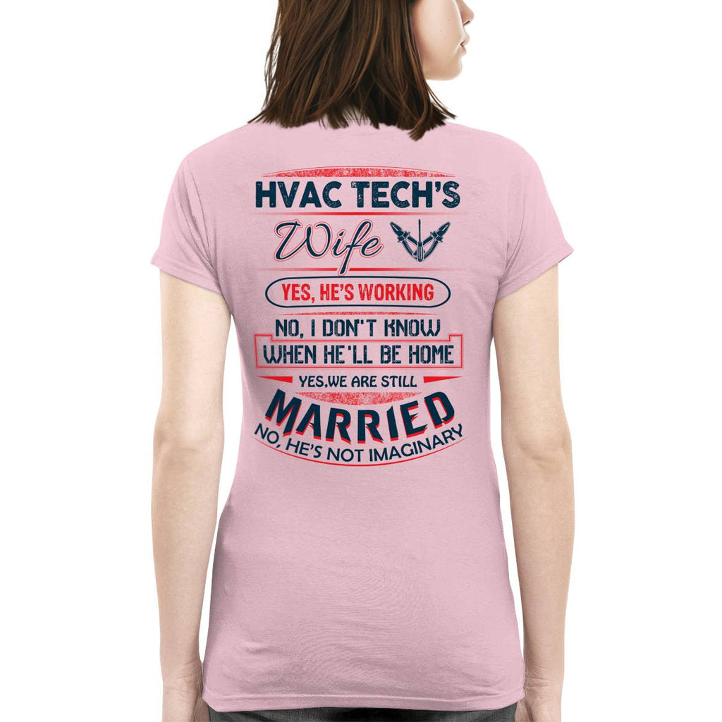 Awesome HVAC Tech's wife-T-shirt - grunx260804-0237