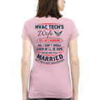 Awesome HVAC Tech's wife-T-shirt - grunx260804-0237