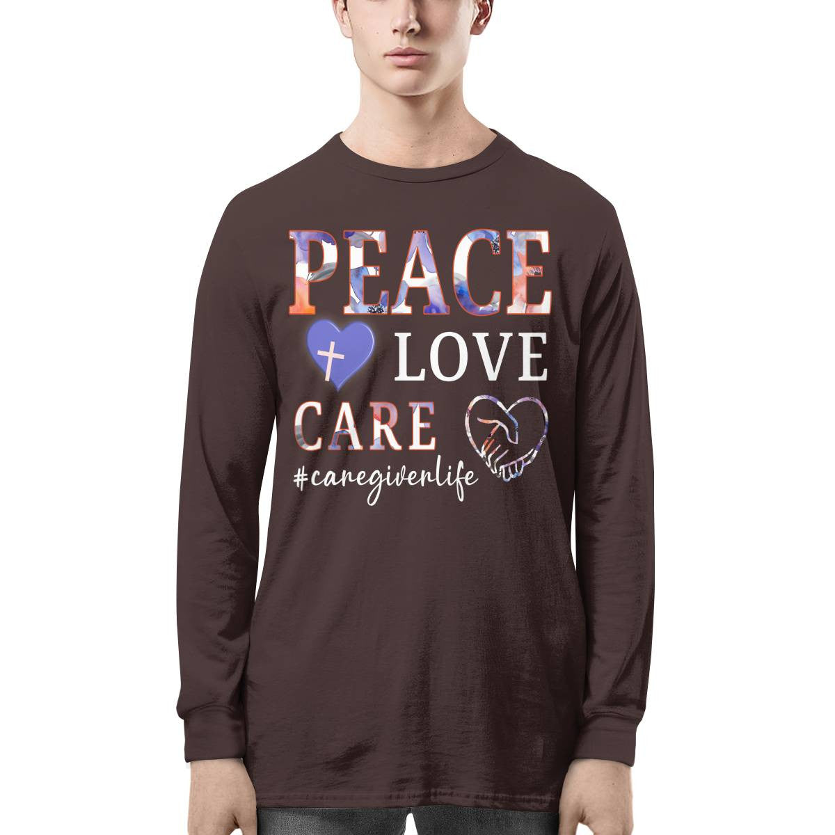 Awesome Caregiver Life-T-shirt-#F020724PEACLO16FCAREZ4