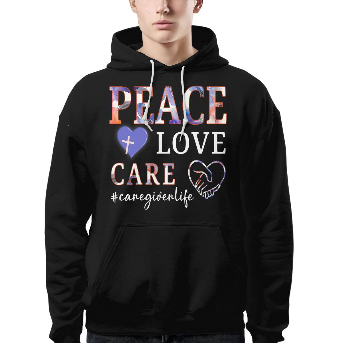 Awesome Caregiver Life-T-shirt-#F020724PEACLO16FCAREZ4