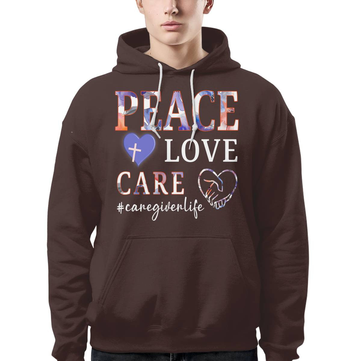 Awesome Caregiver Life-T-shirt-#F020724PEACLO16FCAREZ4