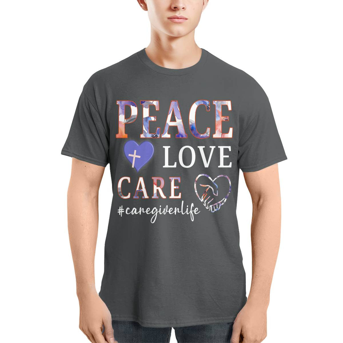 Awesome Caregiver Life-T-shirt-#F020724PEACLO16FCAREZ4