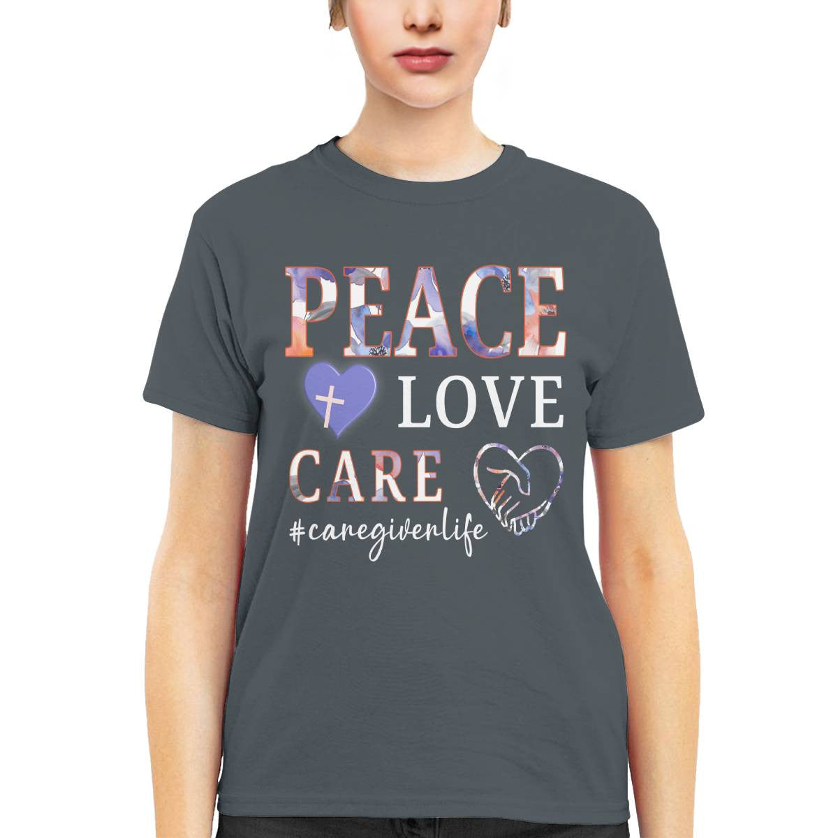 Awesome Caregiver Life-T-shirt-#F020724PEACLO16FCAREZ4
