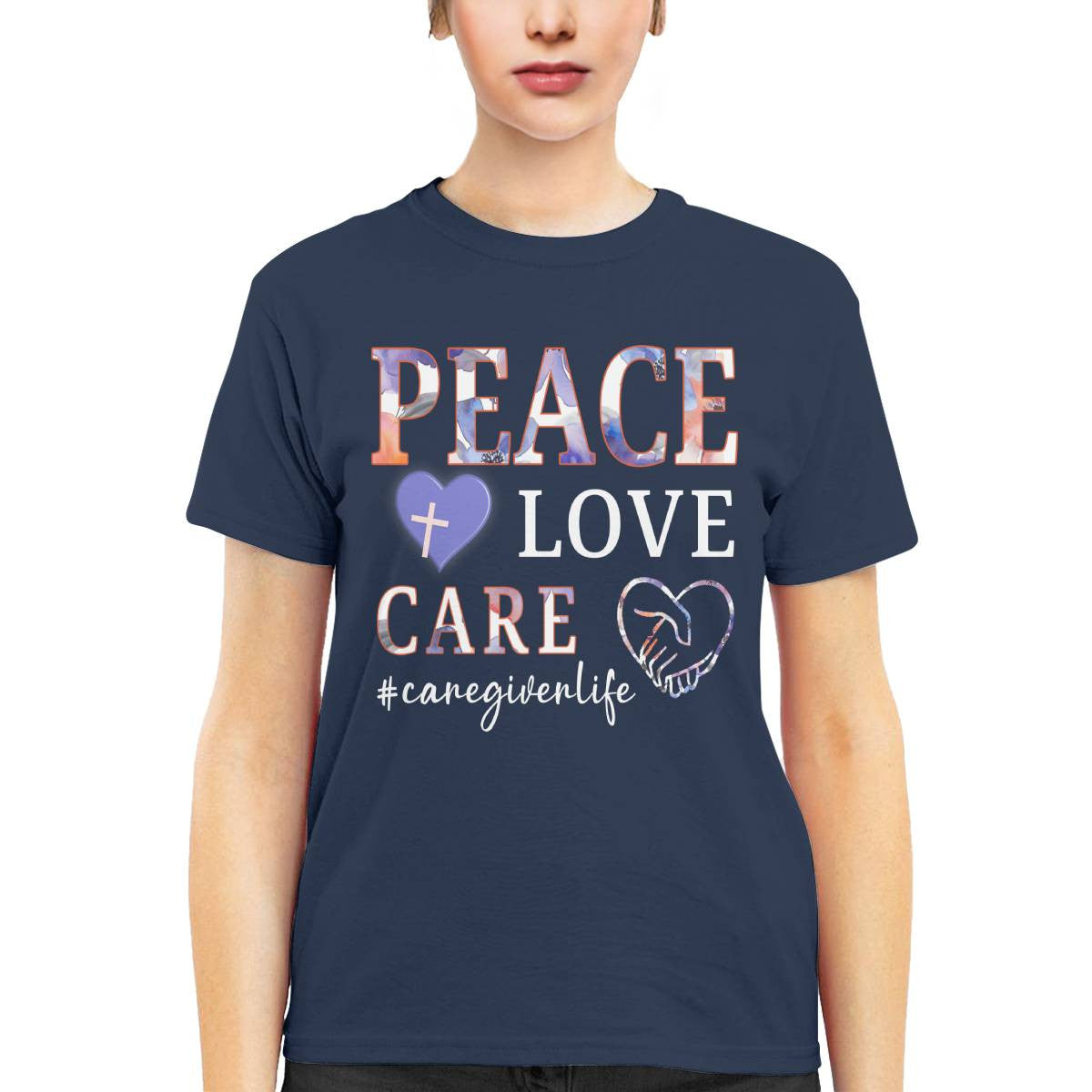 Awesome Caregiver Life-T-shirt-#F020724PEACLO16FCAREZ4