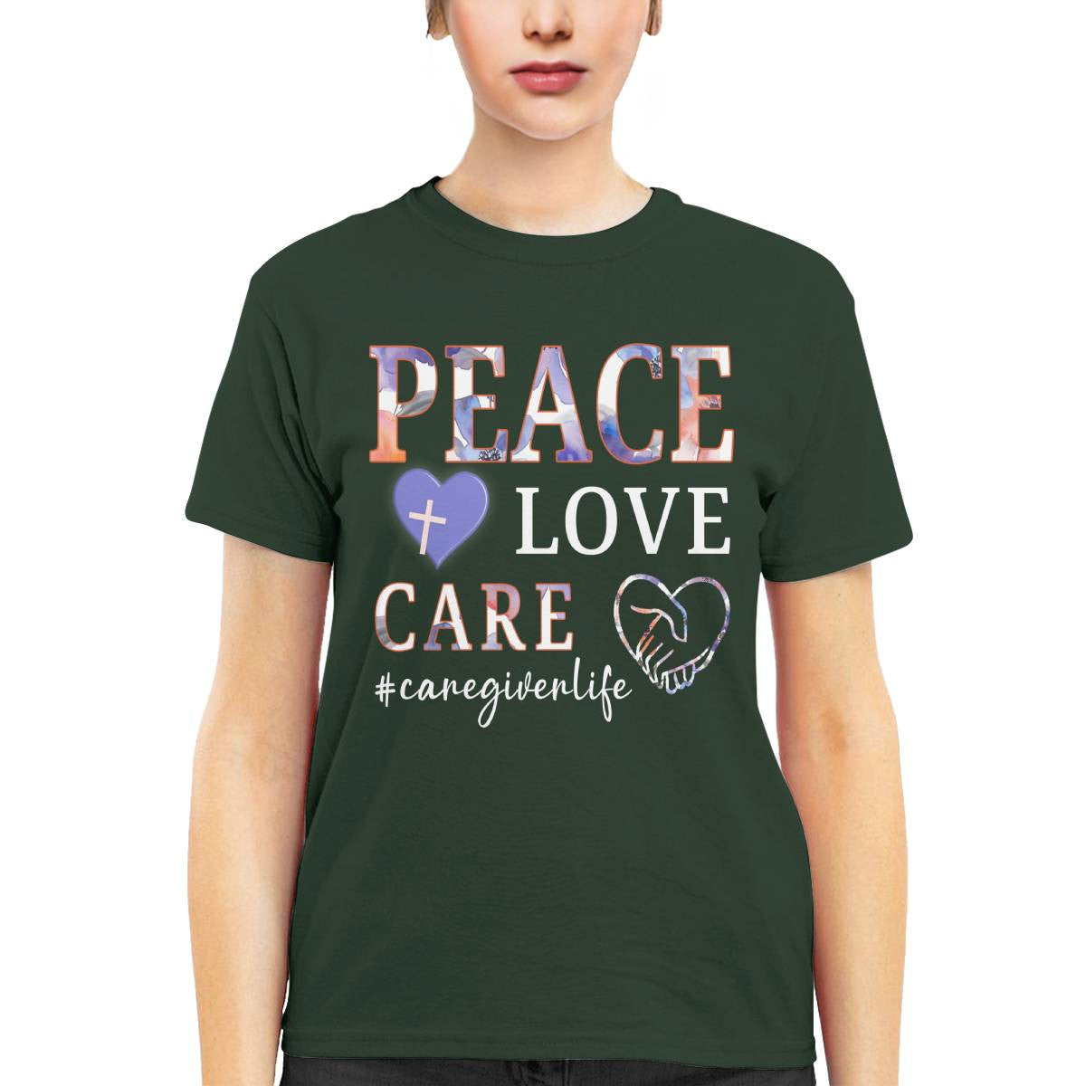 Awesome Caregiver Life-T-shirt-#F020724PEACLO16FCAREZ4