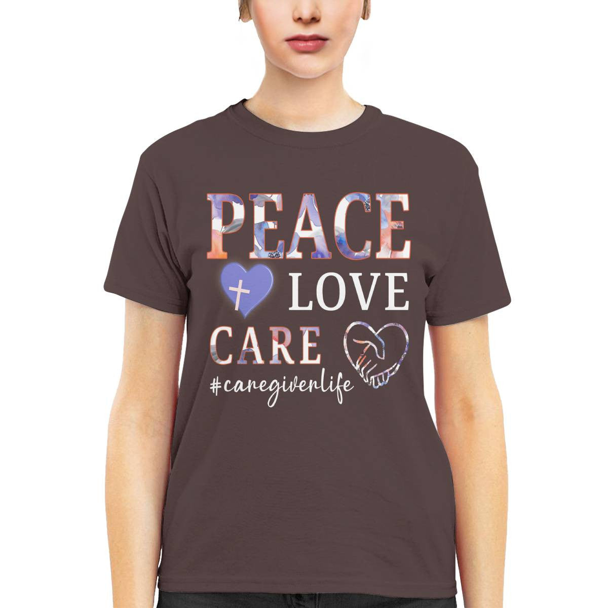 Awesome Caregiver Life-T-shirt-#F020724PEACLO16FCAREZ4