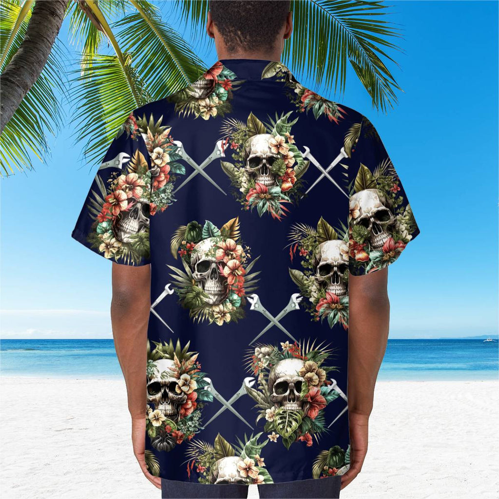 Awesome Ironworker- AOP Pocket Hawaiian Shirt - grunx260804-0267