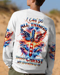 I Can Do All Things Cross Wings Men's All Over Print Shirt - Trunx524778