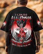 I Can Do All Things Cross Wings Men's All Over Print Shirt - Trunx958373